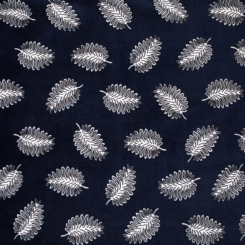 Nhung san hô polyester in một mặt